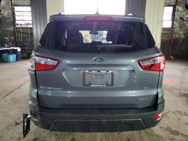 MAJ6S3GL4LC311753 - 2020 FORD ECOSPORT SE GRAY photo 6