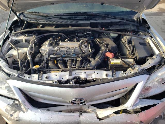 JTDBU4EE3B9159196 - 2011 TOYOTA COROLLA BASE SILVER photo 11