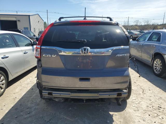 2HKRM4H77FH616908 - 2015 HONDA CR-V EXL GRAY photo 6