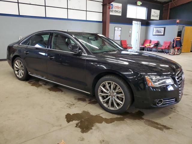 WAUAGAFD9DN008135 - 2013 AUDI A8 QUATTRO BLACK photo 4