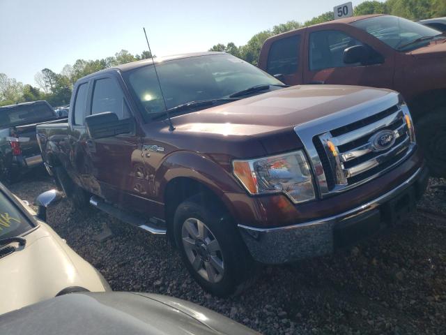 1FTEX1C82AFA32200 - 2010 FORD F150 SUPER CAB MAROON photo 4