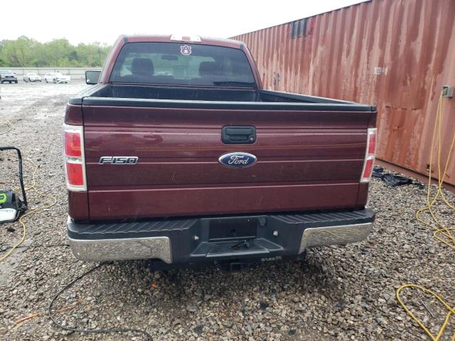 1FTEX1C82AFA32200 - 2010 FORD F150 SUPER CAB MAROON photo 6