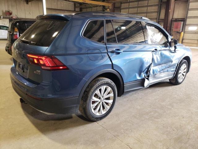 3VV0B7AX1JM123465 - 2018 VOLKSWAGEN TIGUAN S BLUE photo 3