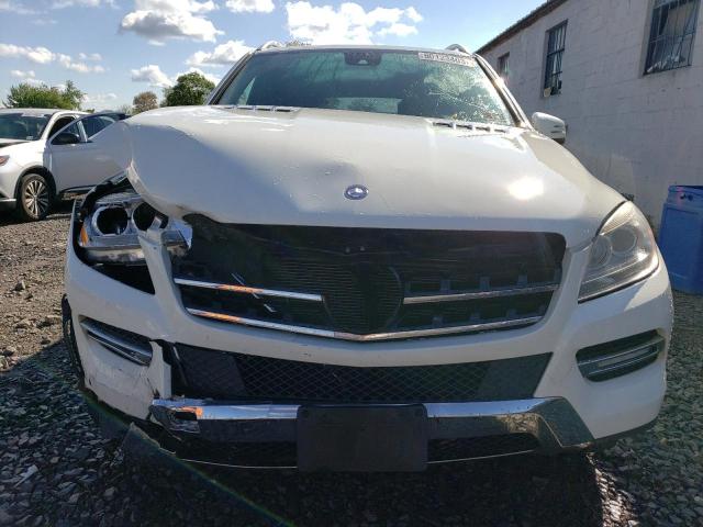 4JGDA5HB3DA128164 - 2013 MERCEDES-BENZ ML 350 4MATIC WHITE photo 5