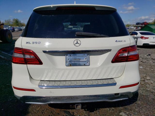 4JGDA5HB3DA128164 - 2013 MERCEDES-BENZ ML 350 4MATIC WHITE photo 6