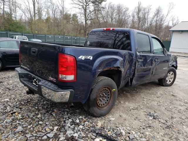 3GTP2VE34BG236609 - 2011 GMC SIERRA K1500 SLE BLUE photo 3