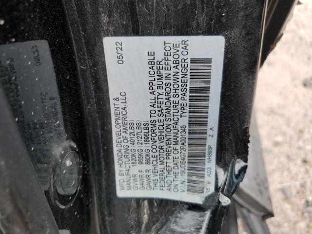 19UDE4G72PA001346 - 2023 ACURA INTEGRA A-SPEC TECH BLACK photo 12