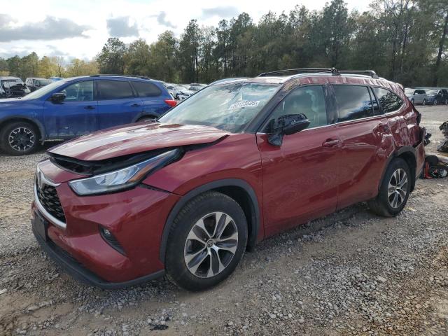 5TDHZRBH2LS014340 - 2020 TOYOTA HIGHLANDER XLE 红色 照片 1