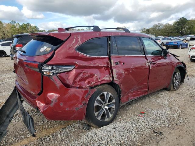 5TDHZRBH2LS014340 - 2020 TOYOTA HIGHLANDER XLE 红色 照片 3