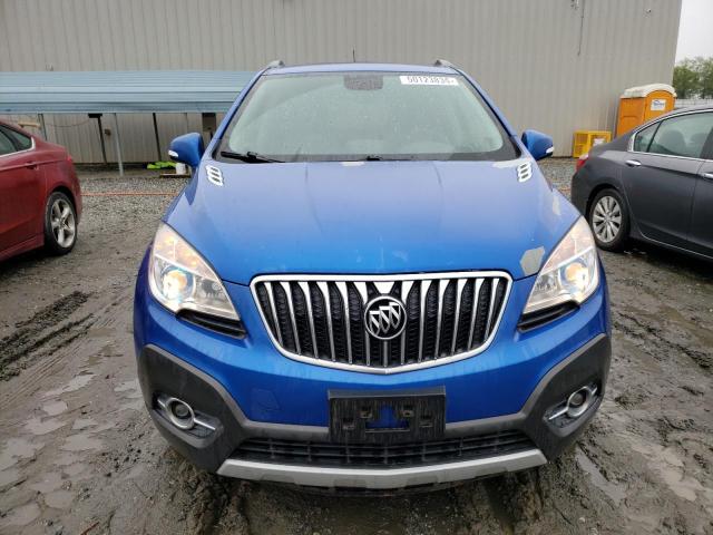 KL4CJGSB7FB211088 - 2015 BUICK ENCORE BLUE photo 5