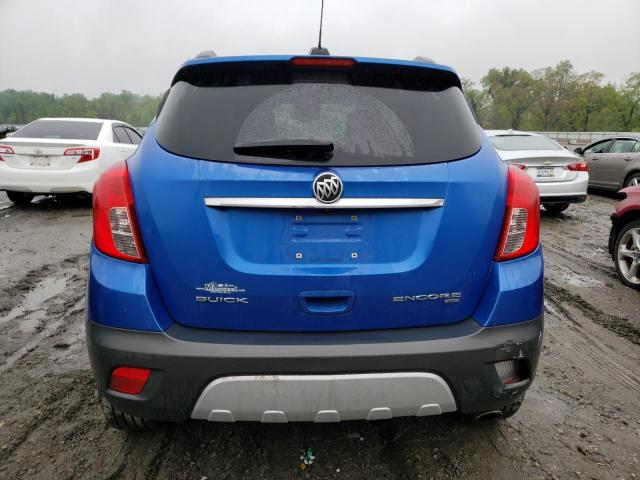 KL4CJGSB7FB211088 - 2015 BUICK ENCORE BLUE photo 6