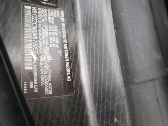 WBY2Z2C58GV675950 - 2016 BMW I8 WHITE photo 12