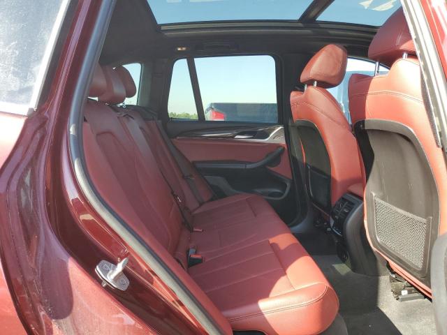 5UX43DP06N9L84034 - 2022 BMW X3 SDRIVE30I Бордовый фото 11