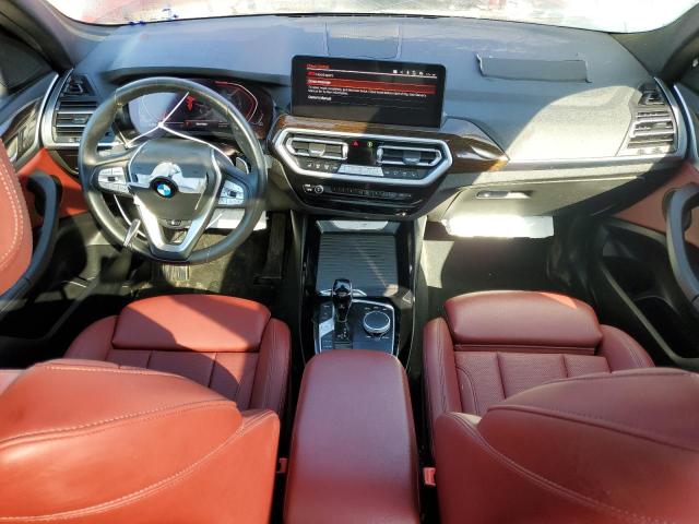 5UX43DP06N9L84034 - 2022 BMW X3 SDRIVE30I Бордовый фото 8