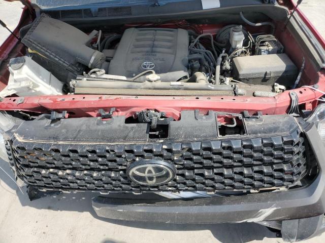 5TFRY5F17MX278906 - 2021 TOYOTA TUNDRA DOUBLE CAB SR/SR5 RED photo 11