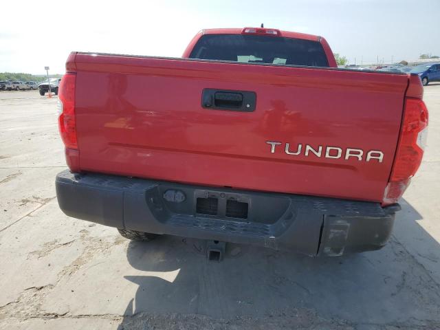 5TFRY5F17MX278906 - 2021 TOYOTA TUNDRA DOUBLE CAB SR/SR5 RED photo 6