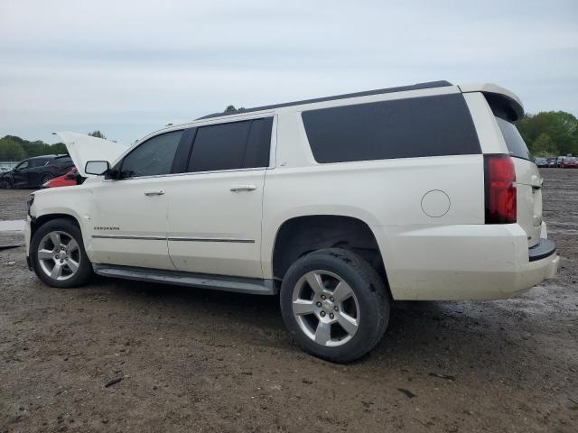 1GNSKJKC5FR125779 - 2015 CHEVROLET SUBURBAN K1500 LT WHITE photo 2