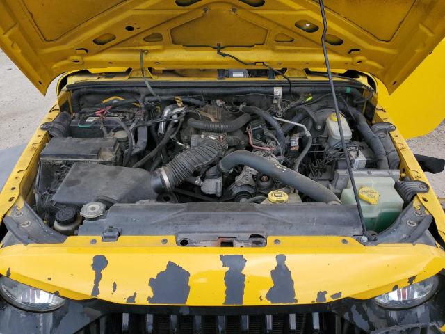 1J4GB39118L512053 - 2008 JEEP WRANGLER U X YELLOW photo 12