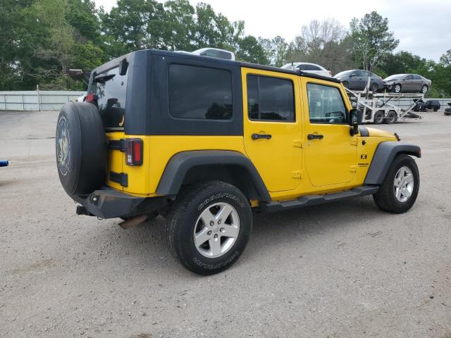 1J4GB39118L512053 - 2008 JEEP WRANGLER U X YELLOW photo 3