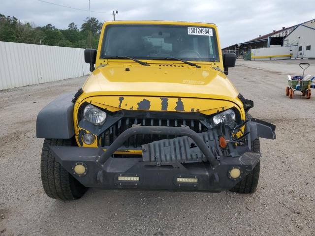 1J4GB39118L512053 - 2008 JEEP WRANGLER U X YELLOW photo 5