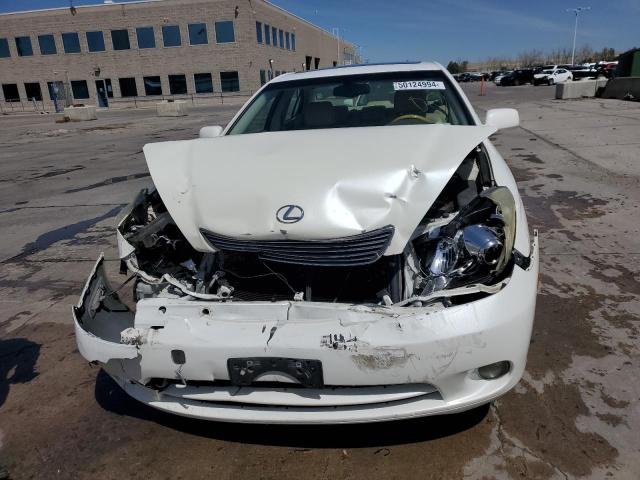 JTHBA30G965147822 - 2006 LEXUS ES 330 WHITE photo 5