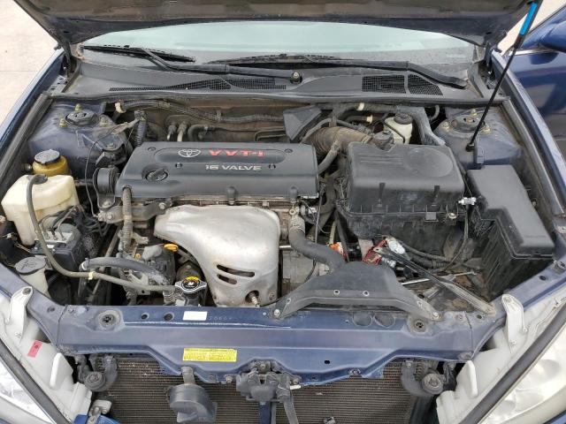 4T1BE32K15U083816 - 2005 TOYOTA CAMRY LE BLUE photo 11