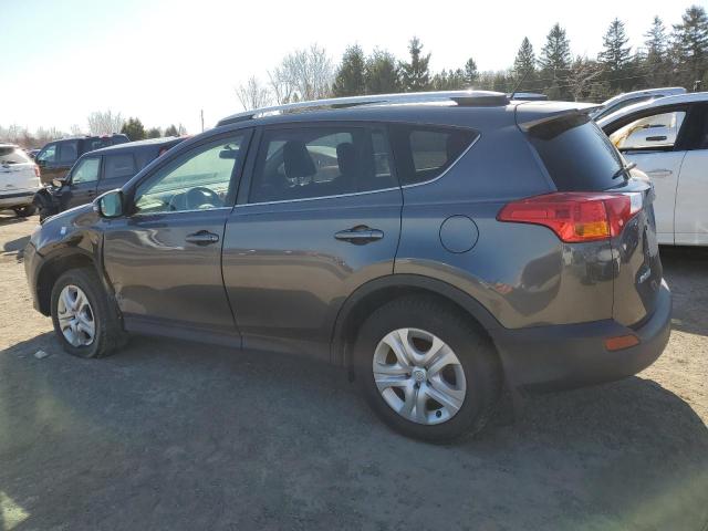 2T3BFREVXEW224427 - 2014 TOYOTA RAV4 LE GRAY photo 2
