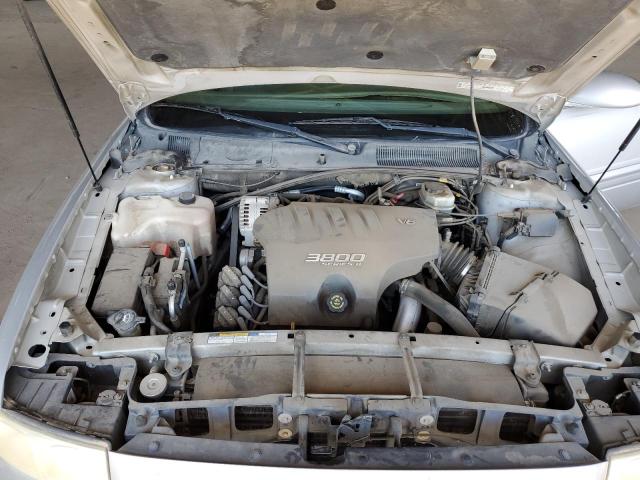 1G4HP54K414293138 - 2001 BUICK LESABRE CUSTOM SILVER photo 11