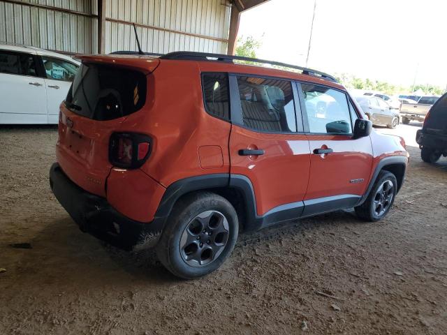 ZACCJAAB3HPF20652 - 2017 JEEP RENEGADE SPORT ORANGE photo 3