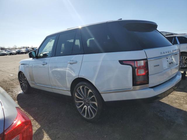 SALGV2FE8HA330823 - 2017 LAND ROVER RANGE ROVE AUTOBIOGRAPHY WHITE photo 2