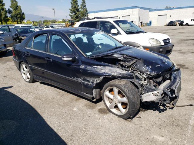 WDBRF40J65F664540 - 2005 MERCEDES-BENZ C 230K SPORT SEDAN BLACK photo 4