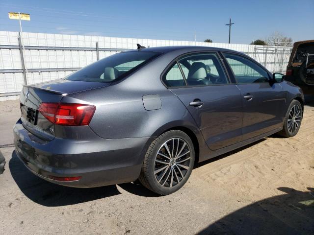 3VWD17AJ5FM211647 - 2015 VOLKSWAGEN JETTA SE GRAY photo 3