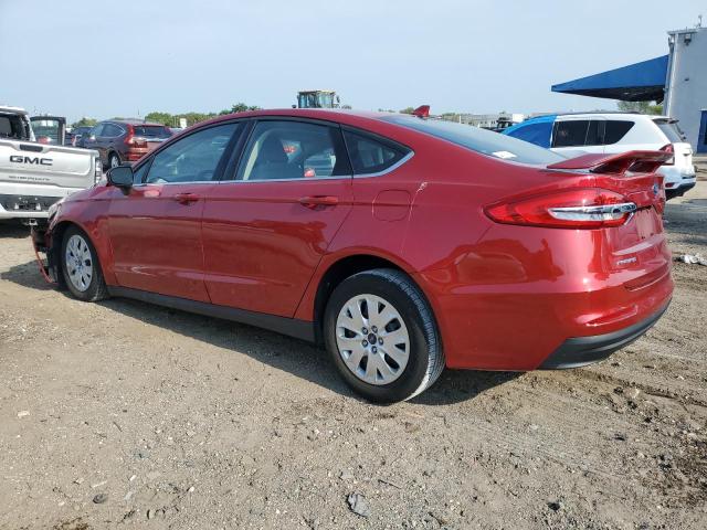 3FA6P0G76LR184928 - 2020 FORD FUSION S RED photo 2