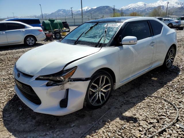 JTKJF5C71F3091773 - 2015 TOYOTA SCION TC WHITE photo 1