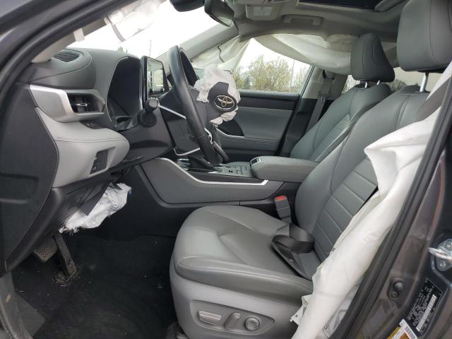 5TDGZRBH9LS018056 - 2020 TOYOTA HIGHLANDER XLE GRAY photo 7