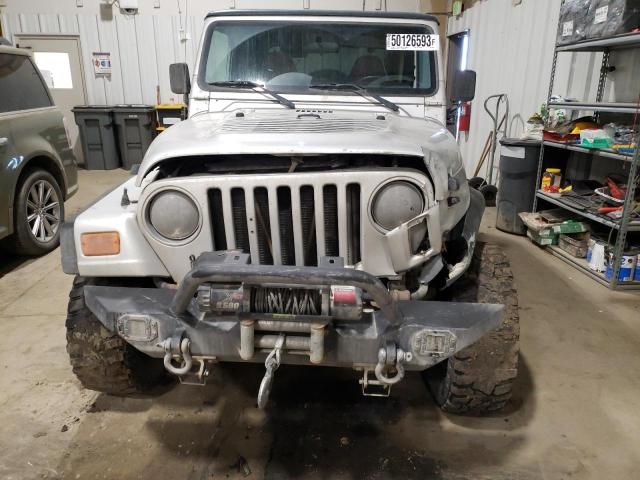 1J4FA39S42P771661 - 2002 JEEP WRANGLER X SILVER photo 5