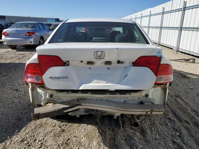 2HGFA165X7H103823 - 2007 HONDA CIVIC LX WHITE photo 6