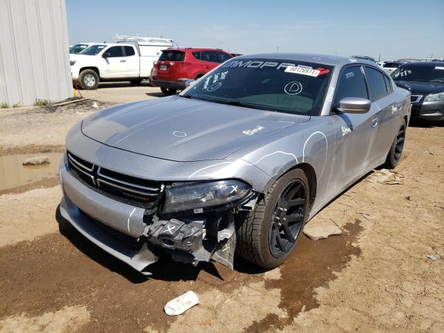 2C3CDXBG7FH852763 - 2015 DODGE CHARGER SE SILVER photo 2