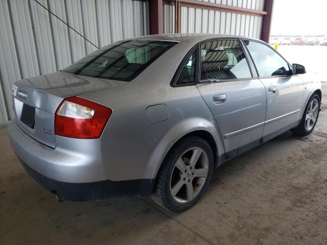 WAULC68E62A053402 - 2002 AUDI A4 1.8T QUATTRO SILVER photo 3