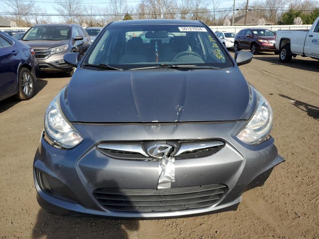 KMHCT4AE5CU114672 - 2012 HYUNDAI ACCENT GLS GRAY photo 5