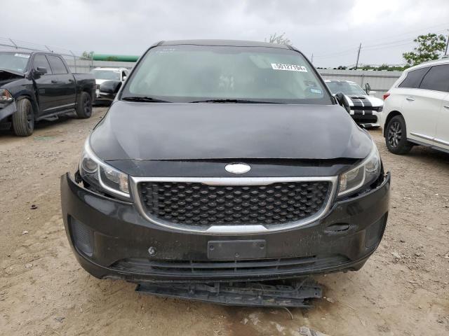 KNDMA5C10H6264764 - 2017 KIA SEDONA L BLACK photo 5