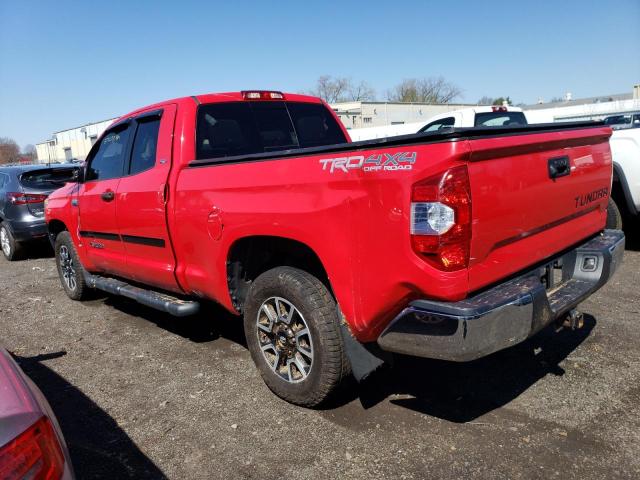 5TFUY5F17GX549624 - 2016 TOYOTA TUNDRA DOUBLE CAB SR/SR5 RED photo 2