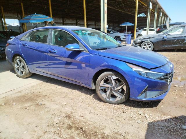 KMHLN4AJ4NU013956 - 2022 HYUNDAI ELANTRA LIMITED BLUE photo 4