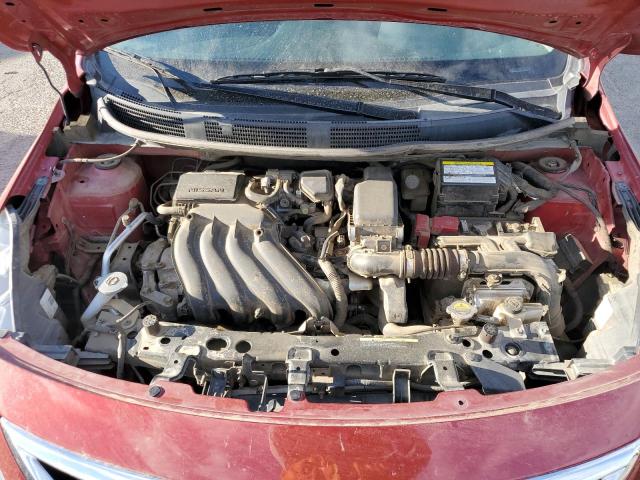 3N1CN7AP8KL876228 - 2019 NISSAN VERSA S RED photo 11