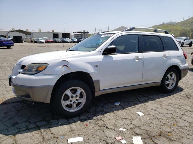 JA4LX31F24U051960 - 2004 MITSUBISHI OUTLANDER LS WHITE photo 1