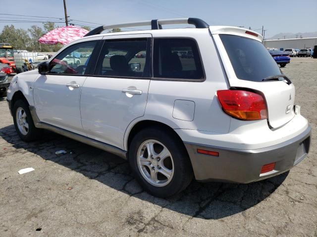 JA4LX31F24U051960 - 2004 MITSUBISHI OUTLANDER LS WHITE photo 2