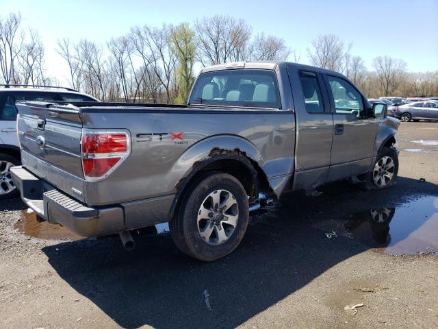 1FTFX1EF2CFC66713 - 2012 FORD F150 SUPER CAB GRAY photo 3