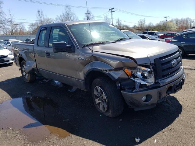 1FTFX1EF2CFC66713 - 2012 FORD F150 SUPER CAB GRAY photo 4