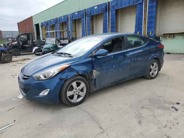 KMHDH4AE9DU968023 - 2013 HYUNDAI ELANTRA GLS BLUE photo 1