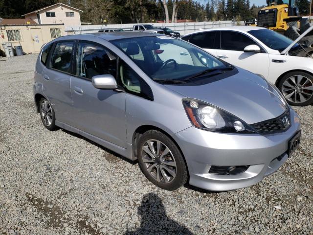 JHMGE8H61DC021577 - 2013 HONDA FIT SPORT SILVER photo 4